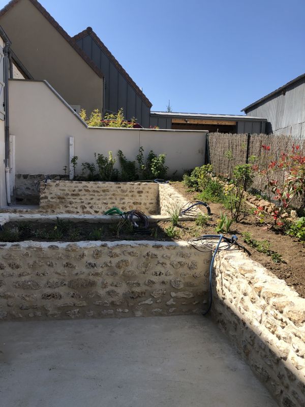 Création muret P. Cojean